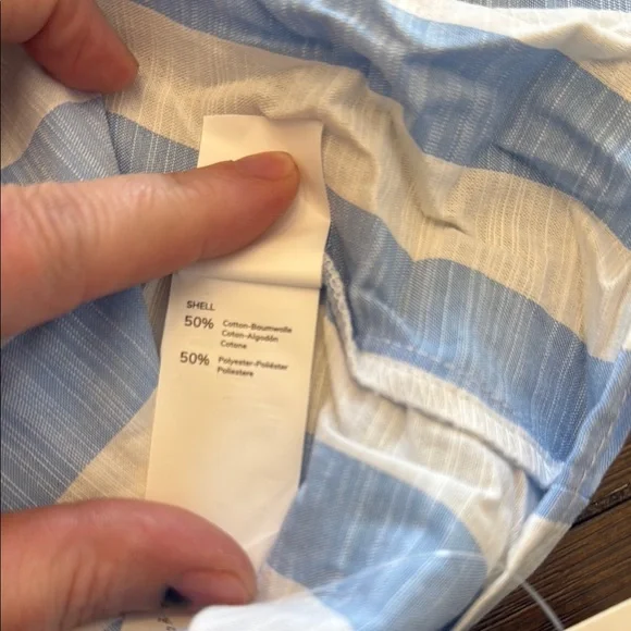 Cupshe Blue and White Striped Mini Dress - Picture 7 of 11